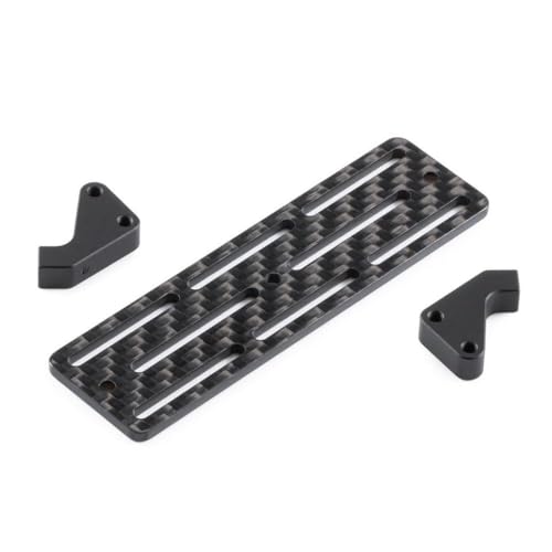 IJOSADON Performance Gloss Carbonfasern -Chassis -Kit kompatibel mit 1/10 RC -Crawler AR44 AR45 Cheater Rigs Builders(Battery Tray) von IJOSADON
