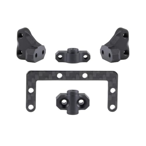 IJOSADON Performance Gloss Carbonfasern -Chassis -Kit kompatibel mit 1/10 RC -Crawler AR44 AR45 Cheater Rigs Builders(Servo Mount) von IJOSADON