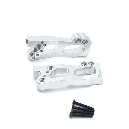 IJOSADON RC Auto Fernbedienung Fahrzeug Upgrade Teile Kompatibel Mit 12423 12427 12428 12429 Modelle Metall Hinterradaufhängung Rahmen Zubehör(Silver) von FYUtWh
