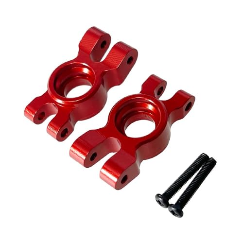 IJOSADON RC-Car-Hinterrad im Maßstab 1:14 mit festem Basismetall-Upgrade, kompatibel mit Modell 14209 14210 H14BM(RED) von FYUtWh