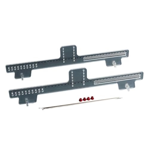 IJOSADON RC Crawler Radstand-Einstelllineal, Messwerkzeug, kompatibel mit 1/10 und 1/8 Chassis von IJOSADON