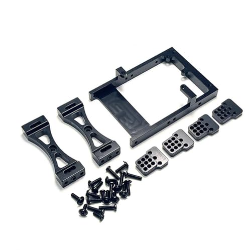 IJOSADON Servohalterung Querträger Kompatibel mit C14 C24 B14 B24 kompatibles 1/16 RC Car Kit(Black) von IJOSADON