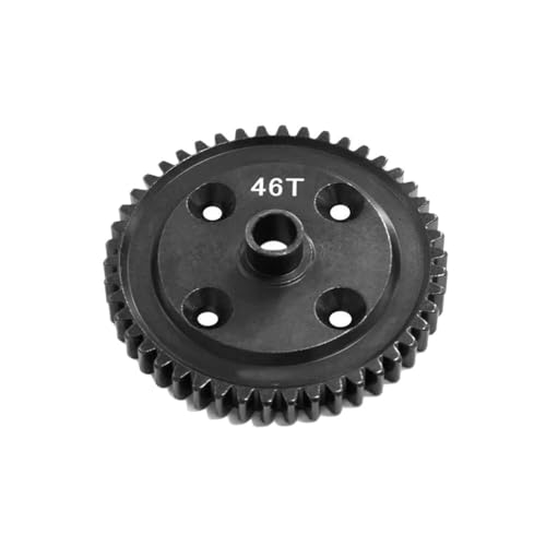 IJOSADON Stahl 46T 48T zentrales Differenzialgetriebe E8082 kompatibel mit 1/7 KM Rally WRC C3 RC Rally Car Upgrade-Komponenten(46T) von FYUtWh
