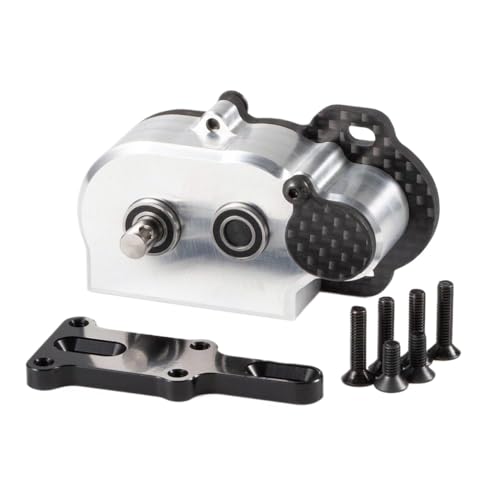 IJOSADON Ultraleicht bearbeitete Getriebe winziges Getriebe mit einstellbarem Schim Kompatibel mit gerade Achse kompatibel mit AR44 AR45 Vanquish F1. F10(Silver) von IJOSADON