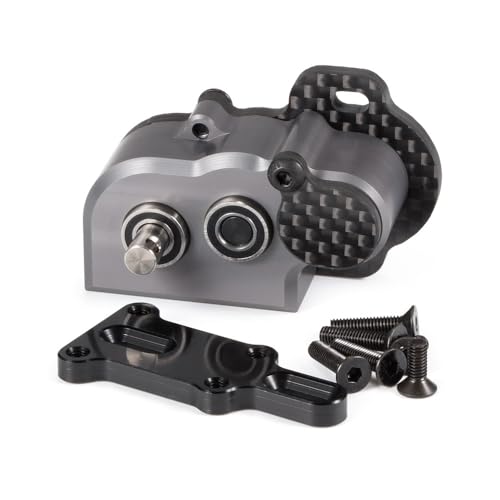 IJOSADON Ultraleicht bearbeitetes Portalgetriebe, kleines 48-Pitch-Getriebe mit Slipper-Pad Kompatibel mit 1/10 RC Crawler Chassis F9 AR45 Achse und kompatible Modelle(Gray) von FYUtWh