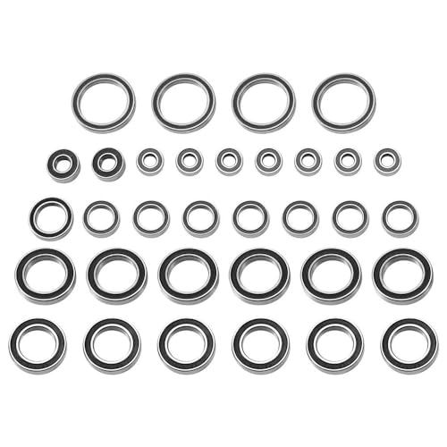 IJOSADON Upgrade-Kit 33 Stück abgedichtete Lager Kompatibel mit 1/5 8S kompatibles RC-Car-Zubehör RC Auto Zubehör von IJOSADON