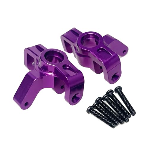 IJOSADON Upgrade-Metallteile Kompatibel mit ferngesteuertes Auto, kompatibel mit Hyper Go 1/14 14209 14210 H14BM Lenkbecherzubehör(Purple) von IJOSADON