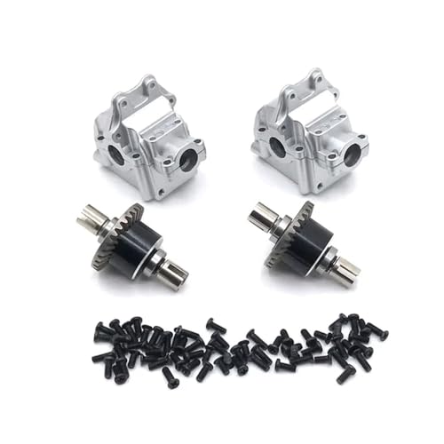 IJOSADON Upgrade-Teile Kompatibel mit 144001 144010 124010 124016 17 18 19 Metallgetriebe und Ganzmetall-Differentialzubehör(Silver) von IJOSADON