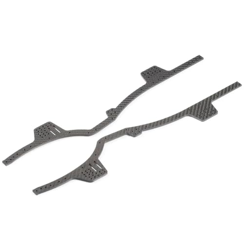 Niedriger Schwerpunkt Kohlefaser -Chassis -Kit mit Betrügerbett Kompatibel mit 1/10 RC -Crawler -kompatibel mit AR44 AR45 F10 Achs -Power -Wagen kompatibel(Carbon Rails) von IJOSADON