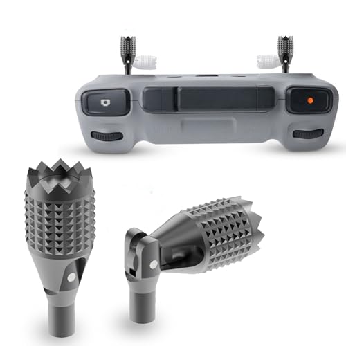Faltbarer RC/RC2-Controller-Joystick für DJI Mini 3 Pro/Mini 4 Pro/Air 3/Mavic 3, einziehbare Aluminiumlegierung, Drohnensteuerung, Daumensticks, Ersatzzubehör (schwarz) von IJYHZKE