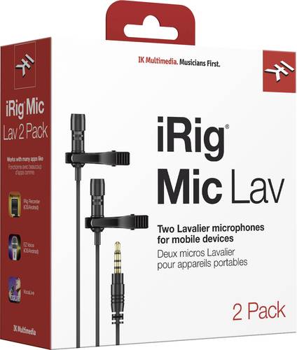 IK Multimedia iRig Mic Lav 2 Ansteck Handymikrofon Übertragungsart (Details):Kabelgebunden inkl. Kl von IK Multimedia