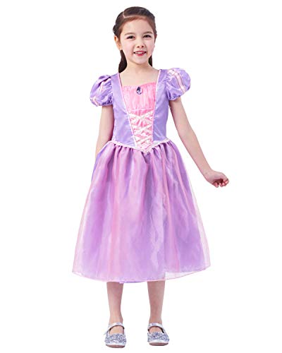 IKALI Mädchen Prinzessin Dress Up Kostüm Lila für Kinder Geburtstagsparty Geschenke von IKALI