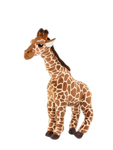 IKEA SANDLÖPARE Giraffe sehr weich und sehr groß - braun gelb - 70 cm hoch von IKEA