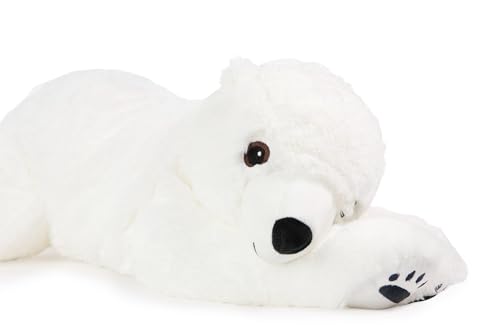 IKEA SNUTTIG Plüschtier Eisbär-Stofftier Kuscheltier 60cm - weiß von IKEA