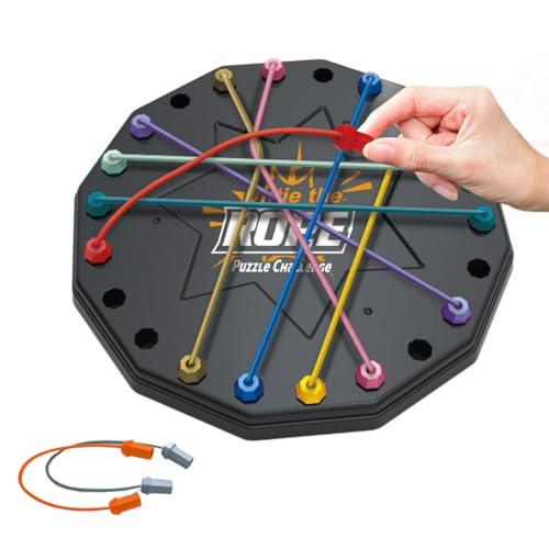 IKOPFLN 1Stück kleine Entwirrung Seil Herausforderung, Twisted Rop e Puzzle-Spiel, Brettspiel, Seil lösen Puzzle-Spiel, geeignet für Kinder und Erwachsene IKOPFLN 1Stück kleine Entwirrung Seil Herausforderung, Twisted Rop e Puzzle-Spiel, Brettspiel, Seil lösen Puzzle-Spiel, geeignet für Kinder und Erwachsene von IKOPFLN