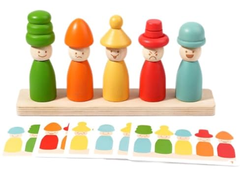ILESTDG Stapelspiel Puppenspieler Hut Gesicht Passend DIY Bastelset von ILESTDG