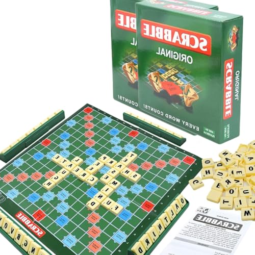 Scrabble Original Pädagogische Puzzlespiele – Brettspiel Für Die Ganze Familie Für Kinder & Erwachsene ﻿ (2 Stück) von ILESTDG