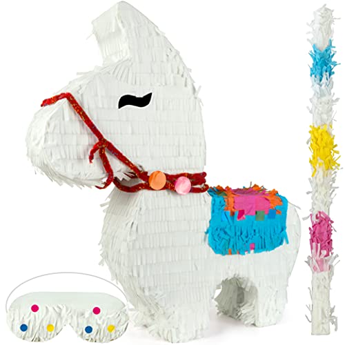 ILP Pinata Lama zum Befüllen - Lama Pinata Set mit Pinata Stock und Maske - 40 x 46 x 10 cm - Pinata Geburtstag Mädchen Junge - Alpaka Pinata Kindergeburtstag - Piñatas Kinderspiele Geburtstagsparty ILP Pinata Lama zum Befüllen - Lama Pinata Set mit Pinata Stock und Maske - 40 x 46 x 10 cm - Pinata Geburtstag Mädchen Junge - Alpaka Pinata Kindergeburtstag - Piñatas Kinderspiele Geburtstagsparty von ILP GMBH I LOVE PRODUCTS