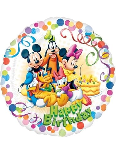 Folienball Standard 17 Zoll - 42 cm Mickey and Friends Party von ILS I LOVE SHOPPING