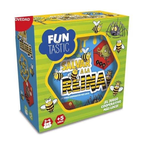 IMAGILAND Funtastic Salvar A La Reina, Kartenspiel, 2-4 Spieler, ab 5 Jahren von IMAGILAND