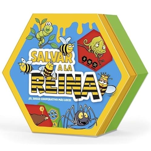 IMAGILAND Funtastic Save The Queen Blechdose, Kartenspiel, 2-4 Spieler, ab 5 Jahren von IMAGILAND