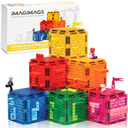 IMAGIMAGS Magnetische Bausteine, 18-teiliges Bauset für Jungen Mädchen Kinder, pädagogische kreative Lernaktivität Baustein Kleinkindspielzeug, STEM, Kinder ab 5 Jahren IMAGIMAGS Magnetische Bausteine, 18-teiliges Bauset für Jungen Mädchen Kinder, pädagogische kreative Lernaktivität Baustein Kleinkindspielzeug, STEM, Kinder ab 5 Jahren von IMAGIMAGS