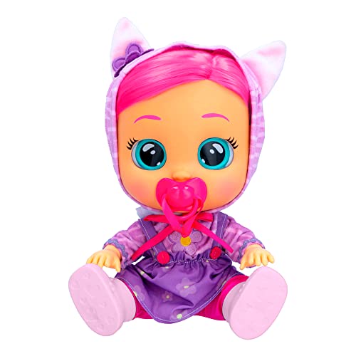 Bebés Llorones Dressy Katie | Interaktive weinende Puppe mit Haaren zum Stylen, Kleidung und Accessoires - Spielzeug & Geschenk für Jungen und Mädchen +18 Monate von Cry Babies Magic Tears
