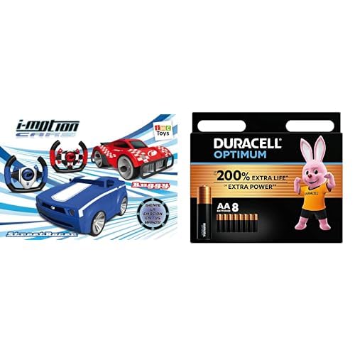 IMC 7352 - I-Motion R/C Auto Streetracer + Duracell Optimum Batterien AA, 8 Stück, bis zu 200% zusätzliche Lebensdauer oder extra Power von IMC Toys