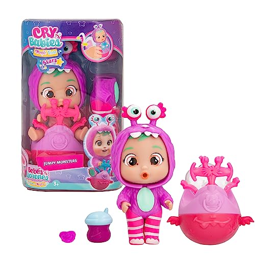 IMC Toys BEBÉS LLORONES LÁGRIMAS MÁGICAS Bubu Mini Babypuppe mit Monster-Pyjama, Tränen, Schleim und Springen mit ihrem Roller, Spielzeug für Jungen und Mädchen ab 3 Jahren IMC Toys BEBÉS LLORONES LÁGRIMAS MÁGICAS Bubu Mini Babypuppe mit Monster-Pyjama, Tränen, Schleim und Springen mit ihrem Roller, Spielzeug für Jungen und Mädchen ab 3 Jahren von IMC Toys