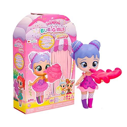 IMC Toys BUBIGIRLS Amy | Sammel-Überraschungspuppe zum Anziehen, die Luftballons mit 12 Zubehörteilen aufbläst – Geschenkspielzeug für Kinder ab 5 Jahren IMC Toys BUBIGIRLS Amy | Sammel-Überraschungspuppe zum Anziehen, die Luftballons mit 12 Zubehörteilen aufbläst – Geschenkspielzeug für Kinder ab 5 Jahren von IMC Toys