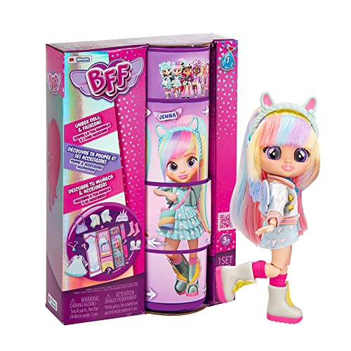 BFF BY BEBÉS LLORONES 904361 Puppe, bunt von BFF BY CRY BABIES