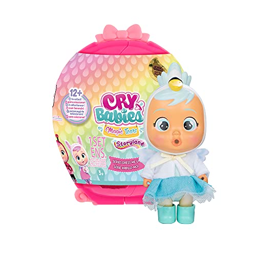 CRY BABIES MAGIC TEARS Dress me Up – Kleine Überraschungs-Sammelpuppe mit stylischen Outfits & Accessoires; Puppe weint echte Kullertränen; ab 3 Jahren geeignet. von Cry Babies Magic Tears