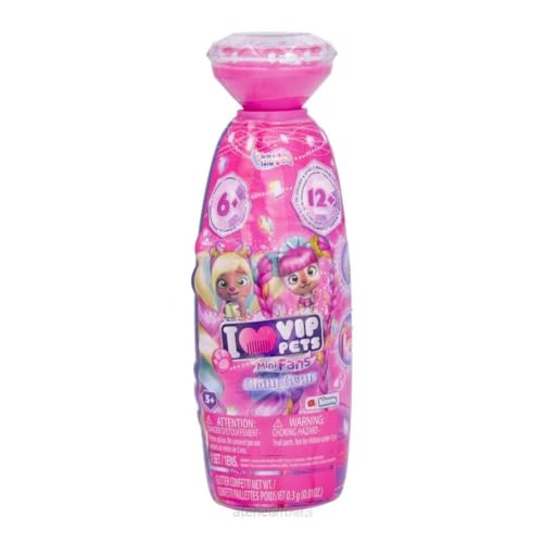 VIP PETS Mini-Fans Glam Gems S4, Friseur, kleiner Hund, sammelbare Überraschung mit glänzendem Look und Haaren zum Verzieren mit Schmuck, ab 3 Jahren, Stile können variieren), 1 Stück VIP PETS Mini-Fans Glam Gems S4, Friseur, kleiner Hund, sammelbare Überraschung mit glänzendem Look und Haaren zum Verzieren mit Schmuck, ab 3 Jahren, Stile können variieren), 1 Stück von VIP PETS