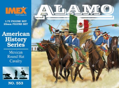 Mexikanischer runder Hut Infantry At The Alamo – American History Series – 1/72 Kunststoffsoldaten von IMEX von IMEX