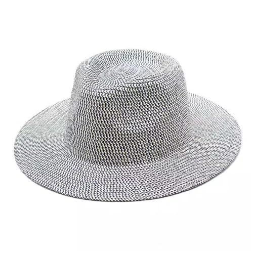 IMGASDCSD Hut. Cowboyhut aus Stroh, Sonnenschutz, mehrfarbig, leicht, atmungsaktiv, for den Außenbereich, Sommer, Strand, Reisen(Color 2) von IMGASDCSD
