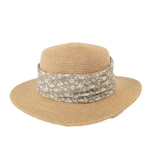 IMGASDCSD Hut. Damen Stroh Strand Sonnenhut Outdoor Sonnenschutz(Style 3) von IMGASDCSD