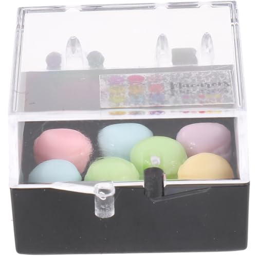IMIKEYA 1 Box Kleines Macaron Modell DIY Puppenhaus Puppenhauszubehör Mini Puppenzubehör Miniatur Lebensmittel Mini Puppenhausmöbel Tiere Mini Puppenhaus Mülldekoration Kuchen IMIKEYA 1 Box Kleines Macaron Modell DIY Puppenhaus Puppenhauszubehör Mini Puppenzubehör Miniatur Lebensmittel Mini Puppenhausmöbel Tiere Mini Puppenhaus Mülldekoration Kuchen von IMIKEYA