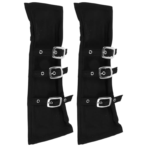 IMIKEYA 1 Paar Punk Ritter Arm Guards Cosplay Handgelenkschutz für Halloween Kostüm Verstellbare Armbänder für Handgelenksgrößen Sicheres Material Zubehör für Karneval und Rollenspiele von IMIKEYA