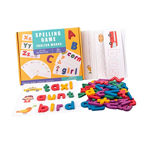 IMIKEYA 1 Satz 26 Englische Buchstaben Wortspiel Buchstabenblöcke Puzzle Kinderspielzeug Holzspielzeug Passende Buchstaben Englische Wörter Rechtschreibspiel IMIKEYA 1 Satz 26 Englische Buchstaben Wortspiel Buchstabenblöcke Puzzle Kinderspielzeug Holzspielzeug Passende Buchstaben Englische Wörter Rechtschreibspiel von IMIKEYA