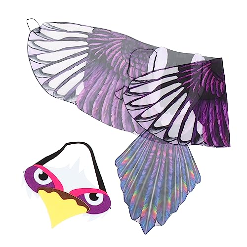 IMIKEYA 1 Satz Adlerflügel Taubenkostüm Fee Schmetterlingsflügel Vogel Maske Halloween Costume Halloween Kleidung Wings Partygeschenk kreative Adler-Kostümverzierung Chiffon Violett IMIKEYA 1 Satz Adlerflügel Taubenkostüm Fee Schmetterlingsflügel Vogel Maske Halloween Costume Halloween Kleidung Wings Partygeschenk kreative Adler-Kostümverzierung Chiffon Violett von IMIKEYA