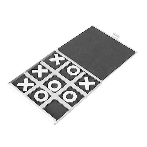 IMIKEYA 1 Satz Aluminium Schachspiel Lustiges Toe für Interaktives Silber und Schwarz für Reisen und Partys Lehrreich und Tragbar IMIKEYA 1 Satz Aluminium Schachspiel Lustiges Toe für Interaktives Silber und Schwarz für Reisen und Partys Lehrreich und Tragbar von IMIKEYA
