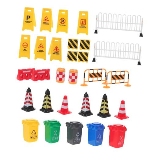 IMIKEYA 1 Satz Barrikaden-modellspielzeug Mini Konstruktionsspielzeug Straße Verkehr Bauschilder Für Hilfsmittel Für Den Schulunterricht Plastik IMIKEYA 1 Satz Barrikaden-modellspielzeug Mini Konstruktionsspielzeug Straße Verkehr Bauschilder Für Hilfsmittel Für Den Schulunterricht Plastik von IMIKEYA
