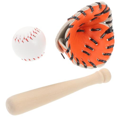 IMIKEYA 1 Satz Baseball-Softball-Set Baseball-Mini-Dekorationen Mini-Sportbälle zum Basteln für Mini Baseball klein Mini-Baseball-Kit Miniatur-Spielsets PU-Leder IMIKEYA 1 Satz Baseball-Softball-Set Baseball-Mini-Dekorationen Mini-Sportbälle zum Basteln für Mini Baseball klein Mini-Baseball-Kit Miniatur-Spielsets PU-Leder von IMIKEYA