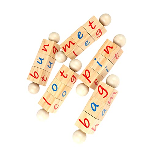 IMIKEYA 1 Satz Bauklötze für Worterkennung Pädagogisches Puzzle für Fördert Kreativität und Hand Augen Koordination Lernspielzeug für Kleinkinder IMIKEYA 1 Satz Bauklötze für Worterkennung Pädagogisches Puzzle für Fördert Kreativität und Hand Augen Koordination Lernspielzeug für Kleinkinder von IMIKEYA