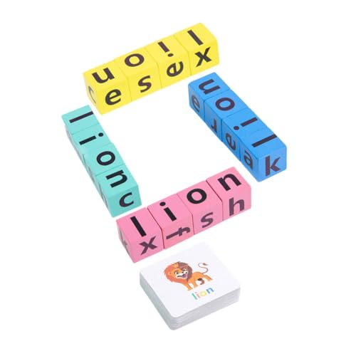 IMIKEYA 1 Satz Baustein-Puzzle- Alphabet-Rechtschreibspiel Wörter Karten Buchstaben-Lernblöcke Wortbuchstabierspielzeug Alphabet-Buchstabierspiele für Ahorn IMIKEYA 1 Satz Baustein-Puzzle- Alphabet-Rechtschreibspiel Wörter Karten Buchstaben-Lernblöcke Wortbuchstabierspielzeug Alphabet-Buchstabierspiele für Ahorn von IMIKEYA