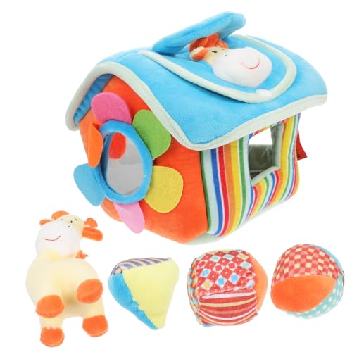IMIKEYA 1 Satz Bausteinspielzeug aus weichem Stoff Kleinkindes sensorisches Vorschullernspielzeug sensorisches Babyspielzeug Sinnesspielzeug für Babys Fingerspielzeug Plüsch von IMIKEYA