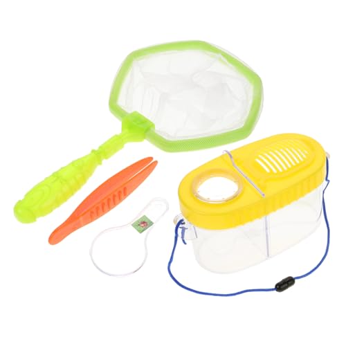IMIKEYA 1 Satz Beobachtungsset Insekten Sammelbox für Jungen Outdoor Entdeckungsspielzeug mit Lupe und Schmetterlingsnetz Pädagogisches Kit zur Naturbeobachtung Teiliges für Kleine IMIKEYA 1 Satz Beobachtungsset Insekten Sammelbox für Jungen Outdoor Entdeckungsspielzeug mit Lupe und Schmetterlingsnetz Pädagogisches Kit zur Naturbeobachtung Teiliges für Kleine von IMIKEYA