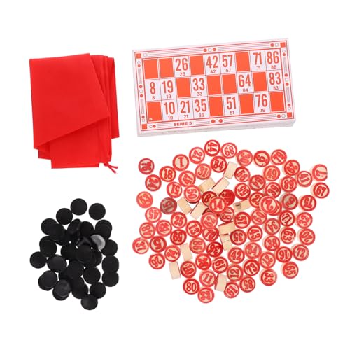 IMIKEYA 1 Satz Bingo Spielset für Holz Bingo Stücken und Zahlenkarten Lernspiel Logischem und Konzentration Partys und Gruppenaktivitäten IMIKEYA 1 Satz Bingo Spielset für Holz Bingo Stücken und Zahlenkarten Lernspiel Logischem und Konzentration Partys und Gruppenaktivitäten von IMIKEYA