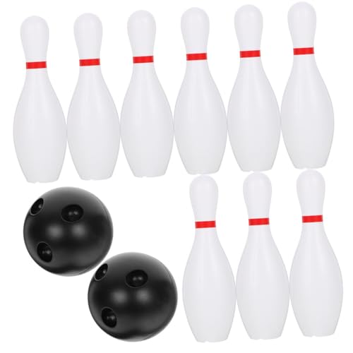 IMIKEYA 1 Satz Bowling-Spielzeugset Ball Kleinkind Bowlingkugeln für Kindersportspielspielzeug Bowlingspiele für drinnen bowlen Outdoor-Bowling Plastik von IMIKEYA