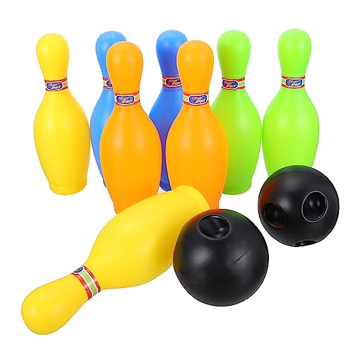IMIKEYA 1 Satz Bowling für Kleinkinder Pädagogisches Kegelspiel für Drinnen und Draußen Pins und Bälle Fördert die Motorischen Fähigkeiten Koordination von Kindern IMIKEYA 1 Satz Bowling für Kleinkinder Pädagogisches Kegelspiel für Drinnen und Draußen Pins und Bälle Fördert die Motorischen Fähigkeiten Koordination von Kindern von IMIKEYA